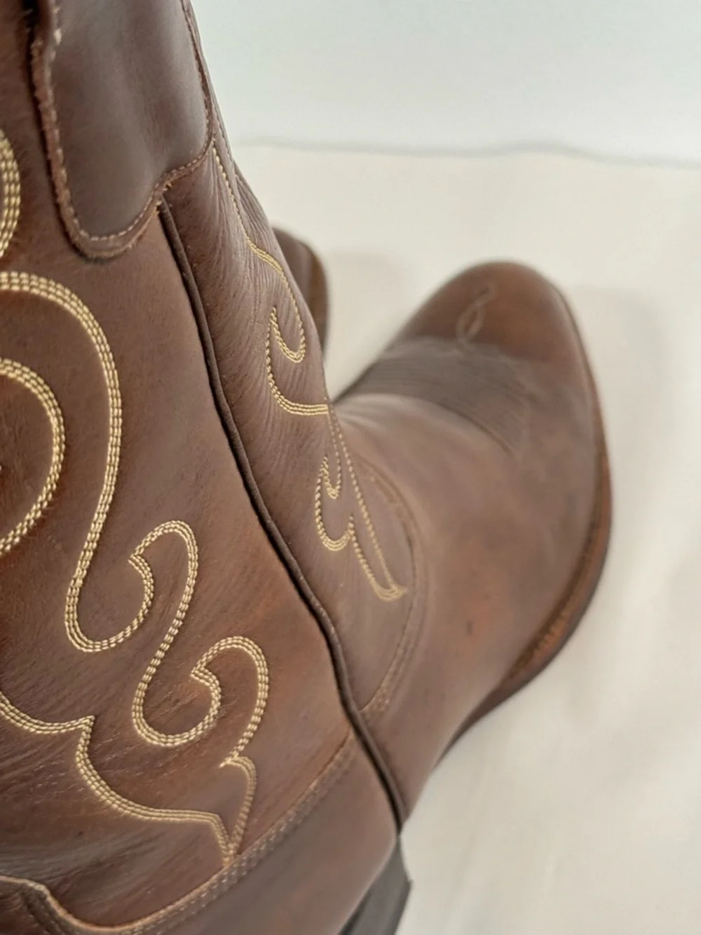 Lucchese San Antonio Men’s Vintage Cowboy Boots Size 10.5 D #6472 Made In USA - Picture 12 of 16